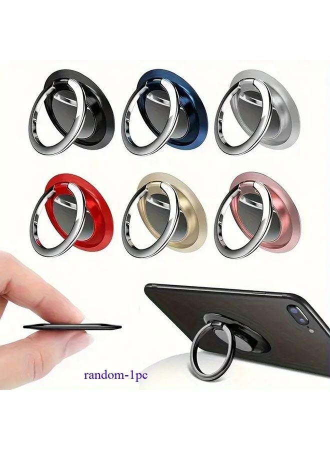 حامل حلقة الهاتف الدوار 360 درجة لون عشوائي قطعة واحدة استخدام الهاتف المحمول بدون استخدام اليدين - Image 5